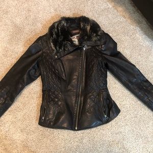 DANIER LEATHER JACKET XS
